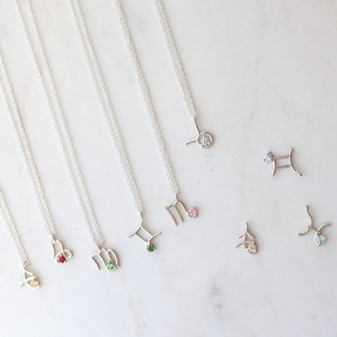 Zodiac Birthstone Necklace